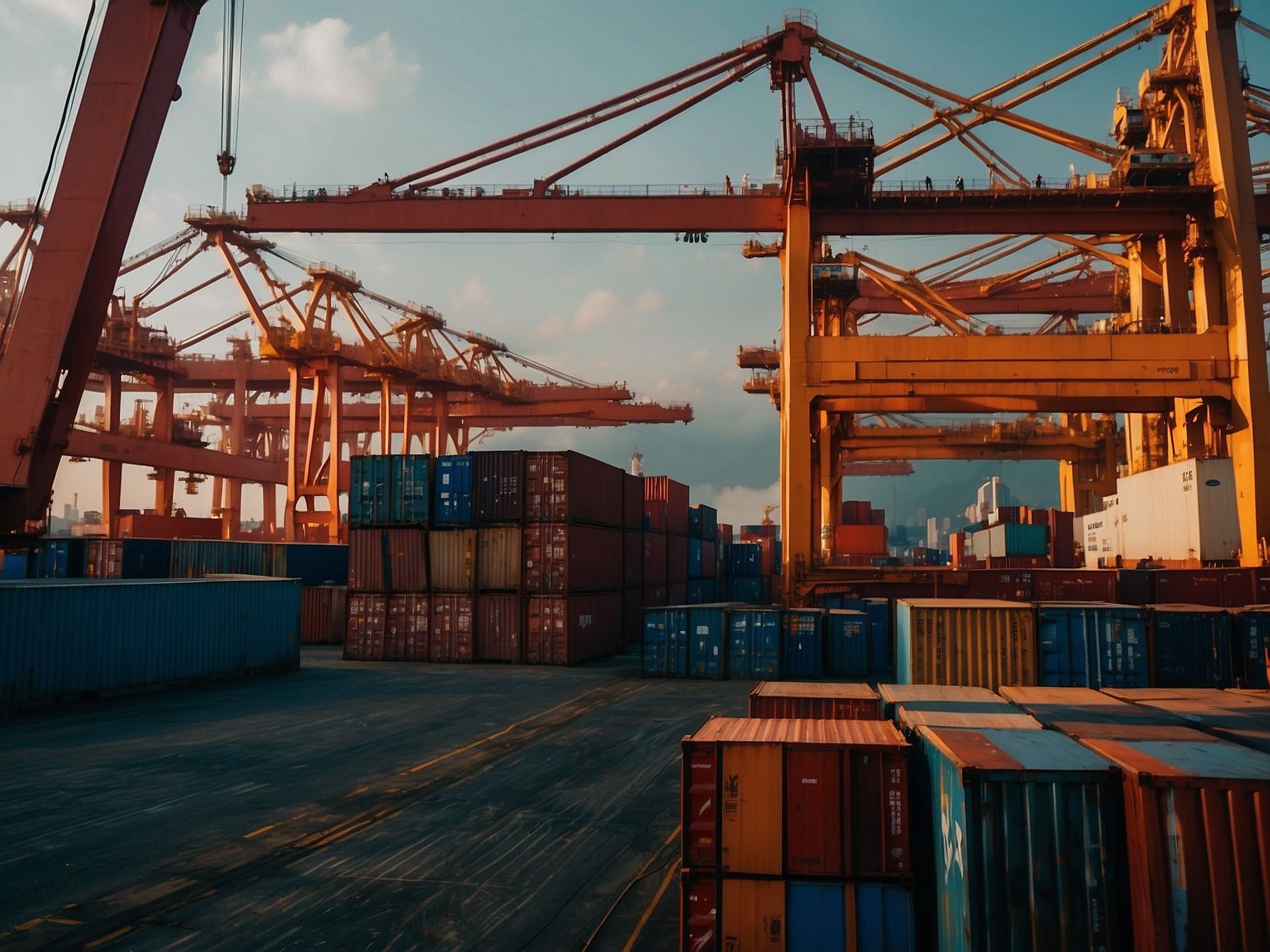 Port Klang container terminal, Peninsular Malaysia