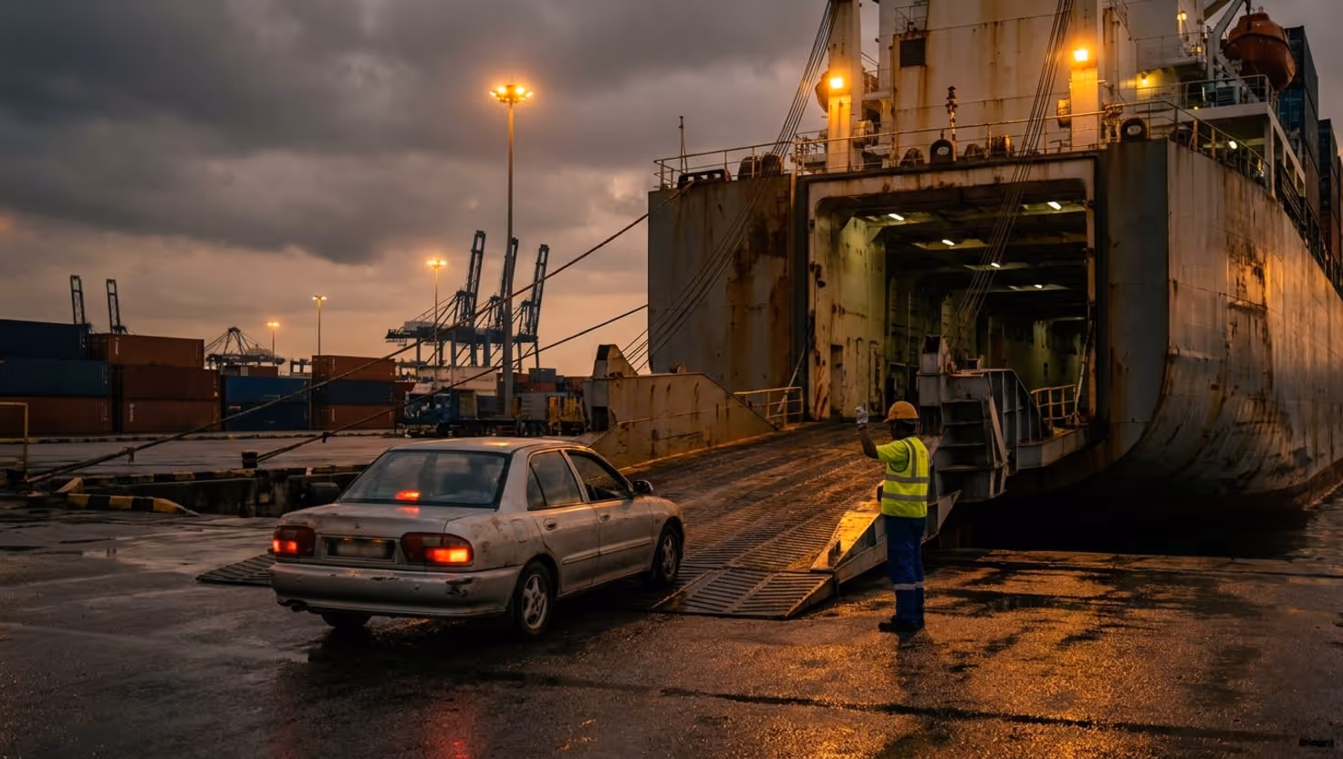Kapal RORO (Roll On/Roll Off) — Kenderaan sahaja